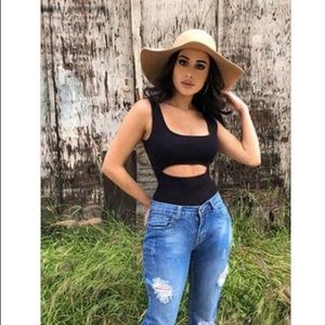 Forever 21 cutout body suit